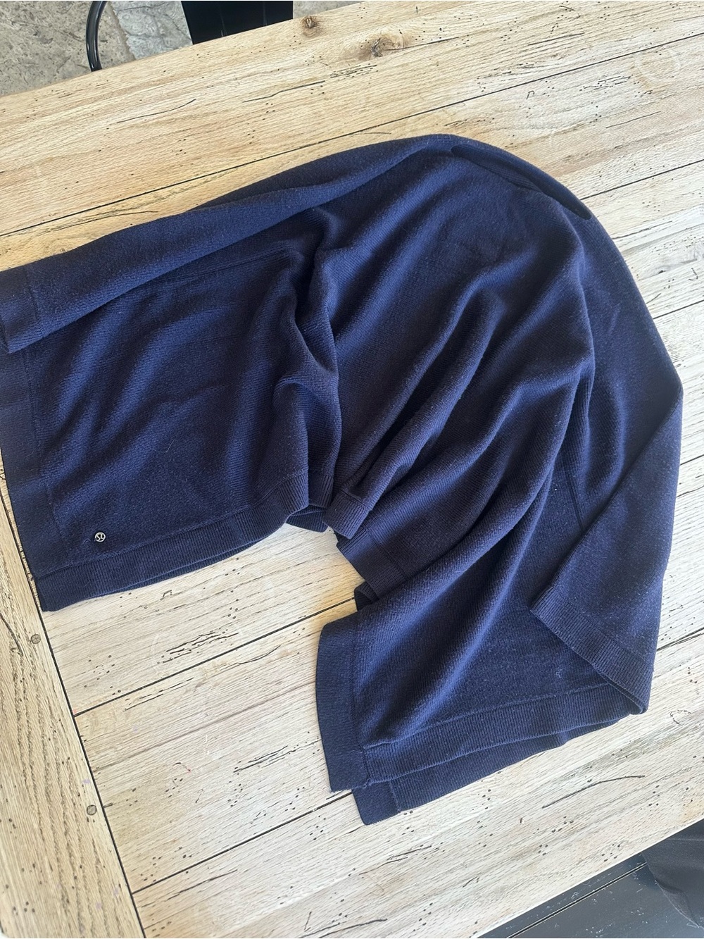 Lululemon Women’s Navy Blue Shawl/Cape with Arm Openings